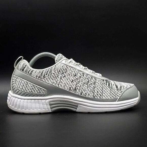 Orthofeet Sandy Bio-Fit Silver White Walking Sneaker Shoes Women's Size 9.5 - Picture 6 of 12